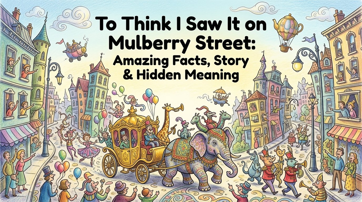 To Think I Saw It on Mulberry Street: Amazing Facts, Story & Hidden Meaning featuring the story, characters, themes, history, and Dr. Seuss.