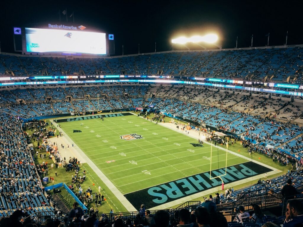 Football action during an NFL preseason matchup ahead of the regular season.